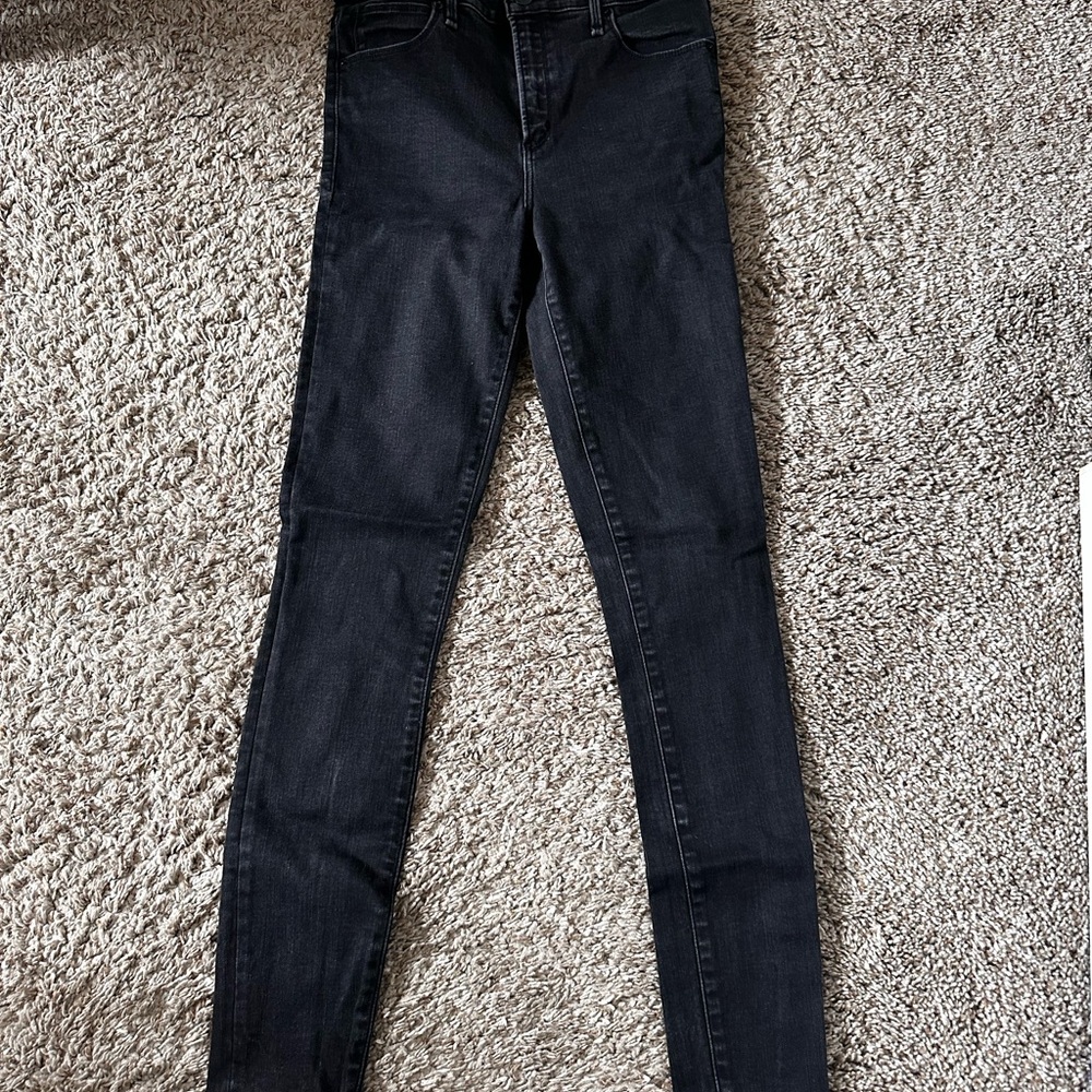 Abercrombie & Fitch Black Super Skinny High-Rise Jeans